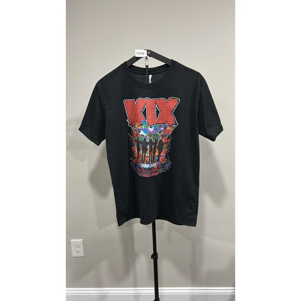 KIX Band Farewell Tour T-Shirt Walkin Away The Final Show 1980-2023 Black Large